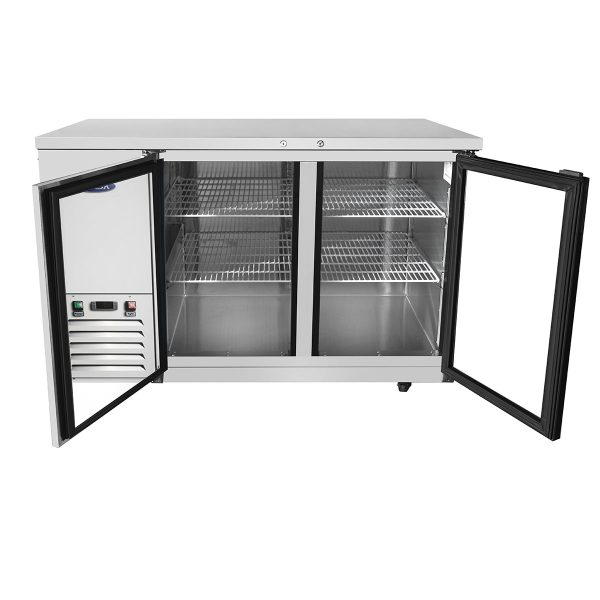 Mesa refrigerada Back barde 59″ con Puertas de Vidrio - MBB59GGR